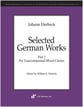 Selected German Works, Part 3 Study Scores sheet music cover